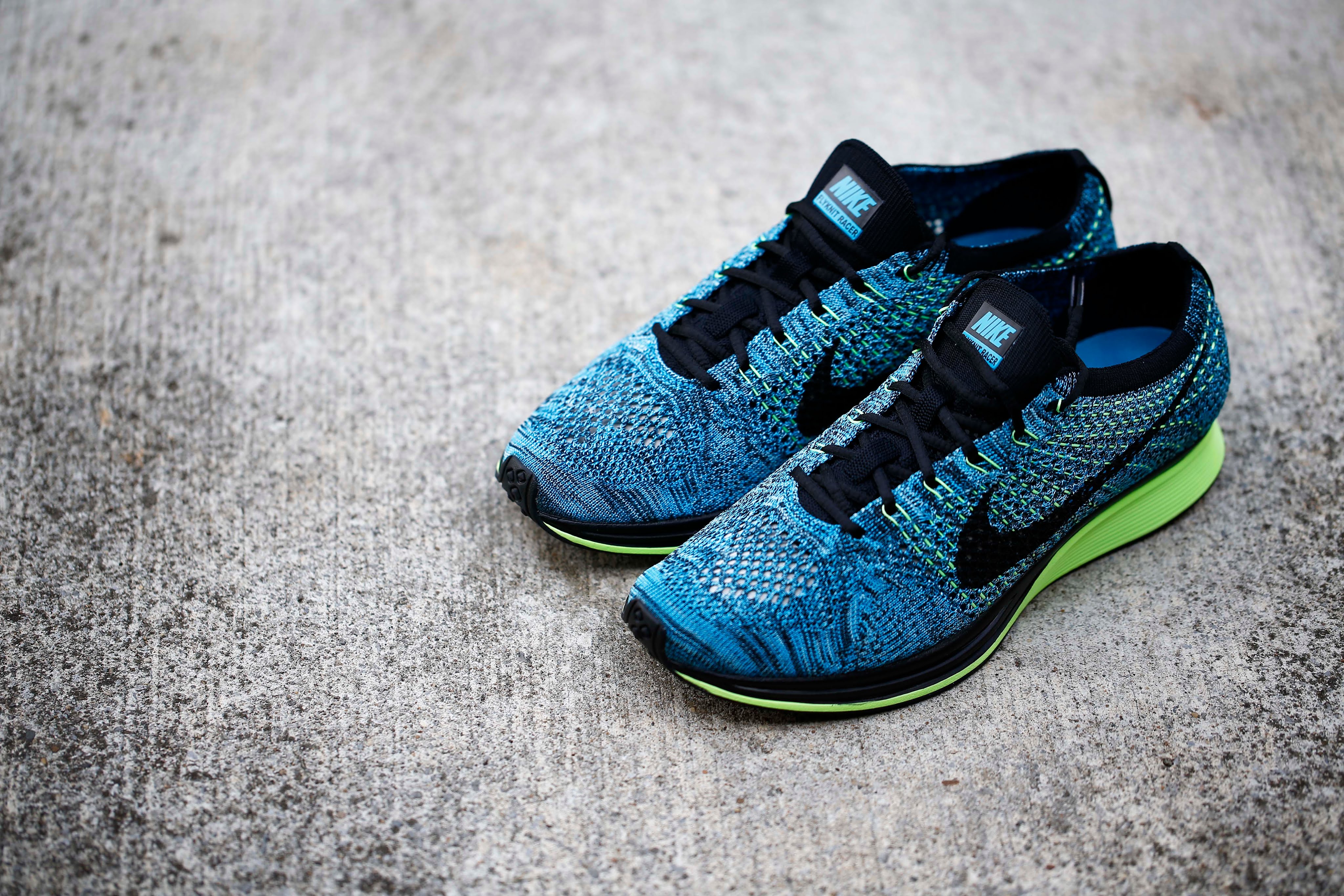 nike flyknit racer blue lagoon